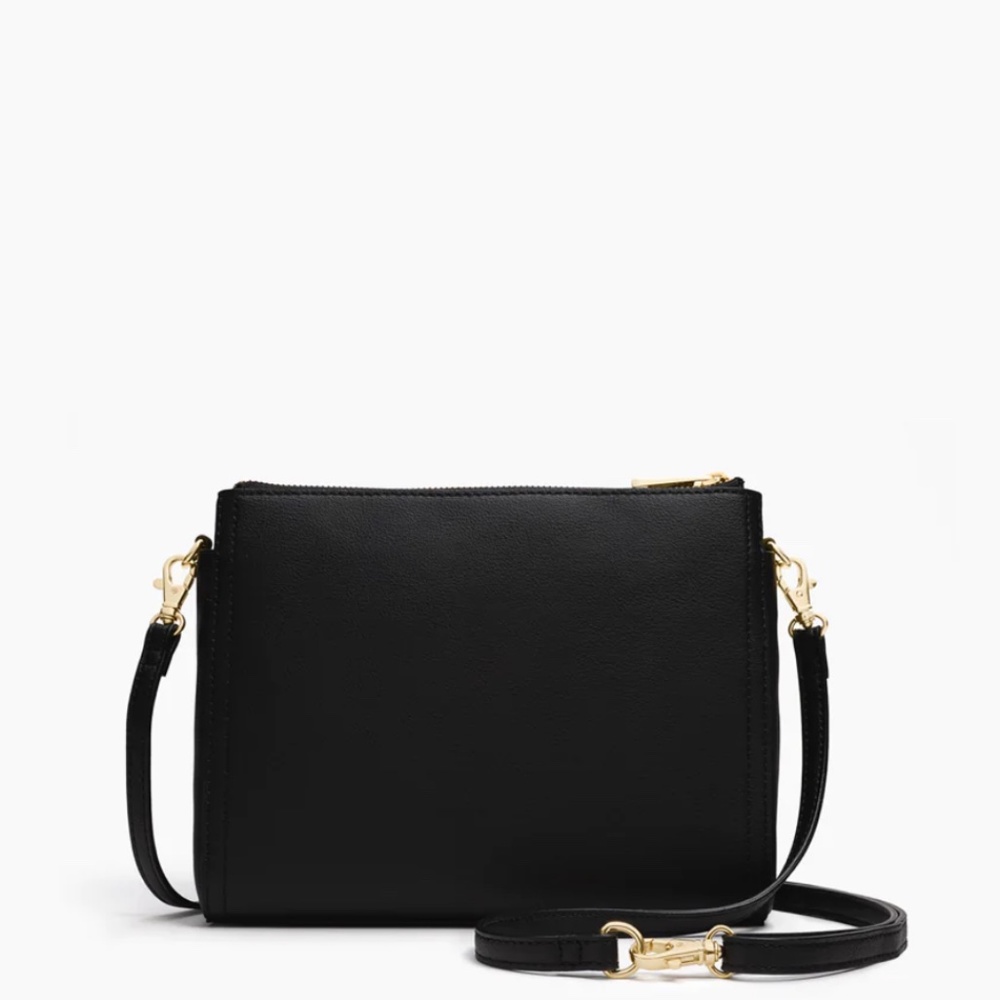 Lo & Sons Pearl Purse/Clutch (Black Cactus Leather)
